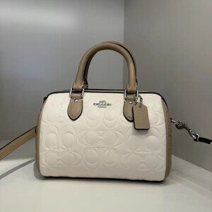 coach Mini Rowan Crossbody Bag In Blocked